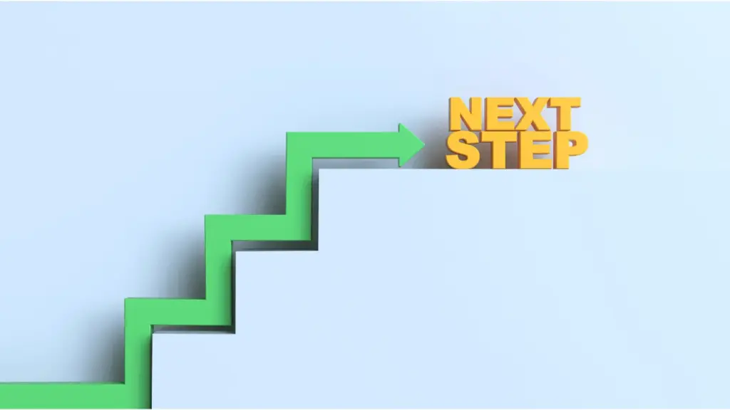 Helping customers with the next steps
