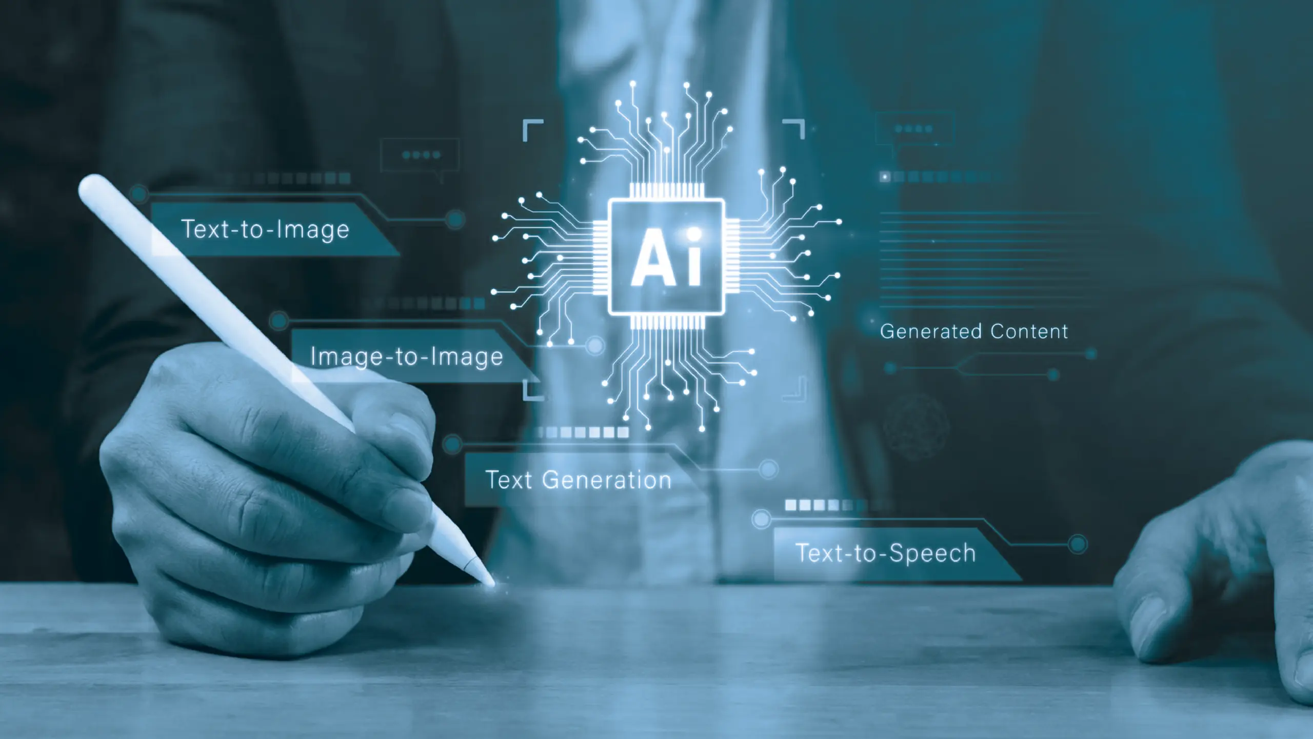 A cover image of a blog that talks about AI-Powered B2B Search and Discovery.