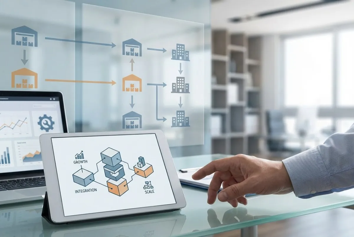A cover image of a blog that talks about b2b ecommerce strategy