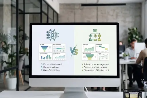 A cover image of a blog that talks about 5 Best Algolia Alternatives in 2026